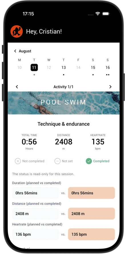 Training Monkeys | Sesión Natación Piscina