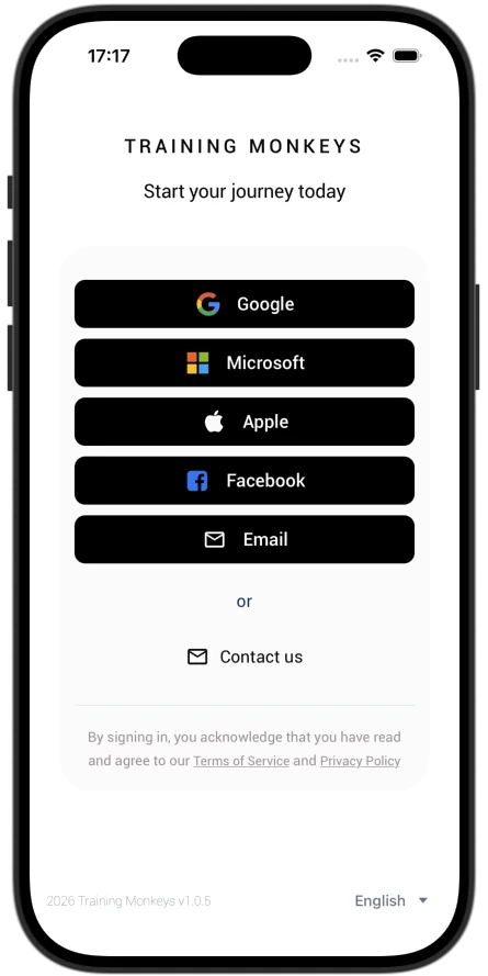 Training Monkeys | Login