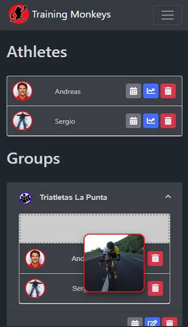 Training Monkeys | Atletas y Grupos Entrenador