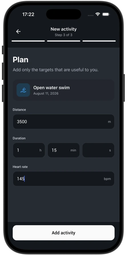 Training Monkeys | Crear Sesion Natacion